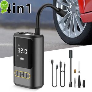 Gonfleur de pneu de pompe à Air Rechargeable de voiture compresseur d'air Portable gonfleur de pneu automatique sans fil avec lumières puissance Mobile pour voiture