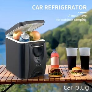 Mini congélateur portatif du réfrigérateur 6L de voiture, glacière électrique de camping de 12V 48W, glacière de camping Ref