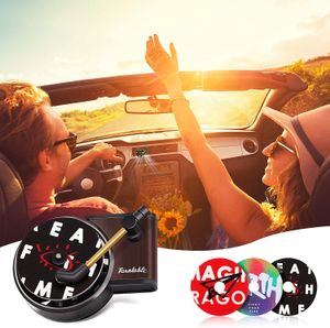 Car Retro Record Player Perfume Clip Diffuser Air Freshener Aromatherapy Essential Oil Vent Outlet Clips Condition Interior Decor YL0247