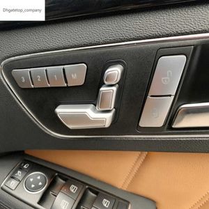 Asiento de coche ajuste memoria desbloqueo botón cubierta pegatina para Mercedes Benz A B C E clase W204 W212 GLA X156 CLA C117 GLE 6 ML GL GLS