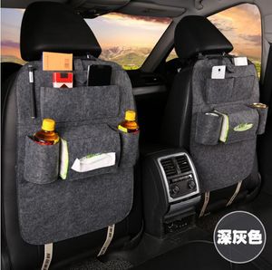 dossier de siège de voiture sac de rangement en feutre boîte de rangement sac d'organisation non tissé supérieur sac de rangement de type suspension de siège de voiture pochette de rangement boîte de rangement f