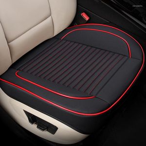 Fundas de asiento de coche, cojín universal de cuero de verano, transpirable de una sola pieza, venta al por mayor