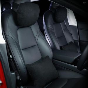 Housses de siège de voiture, oreiller cervical pour soutien lombaire universel confortable, bureau ergonomique