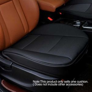 Fundas de asiento de coche PU Leather Deluxe Car Cover Seat Protector Backless Cushion 3D Full Cover Front Pad T221110