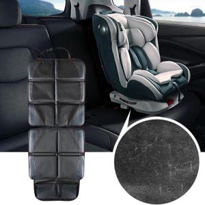 Fundas para asientos de coche Cojín útil Alfombrilla de piel sintética Fácil instalación Antiarañazos Funda protectora de seguridad para bebés