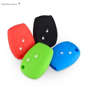 Voiture Silicone nouveau KEYYOU clé housse 2 boutons pour Renault Kangoo DACIA scénic Megane Sandero Captur Twingo Modus