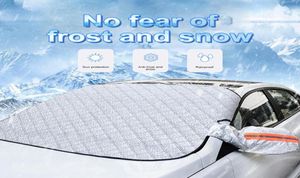 Cubierta de nieve para coche, Protector de sombrilla para parabrisas, impermeable para exteriores, automóviles de invierno, antihielo, cubierta Exterior para coche 6719120