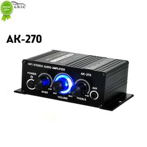 Voiture son ampli de puissance maison Mini amplificateur Audio Portable double canal son Surround HiFi récepteur stéréo AUX MIC IN 12V 200W