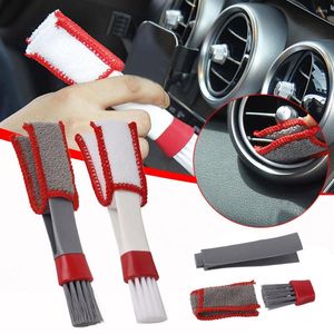 Car Sponge Air Conditioner Vent Brush Microfibre Grille Cleaner Auto Detailing Blinds Duster Car-styling Accessories