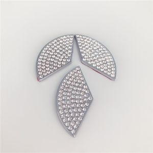 Diamètre de décoration d'emblème de volant de voiture 45/50mm diamant Auto autocollant accessoires intérieurs automobiles pour Mercedes Benz