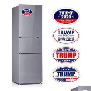 Autocollants de voiture 4 types nouveaux styles Donald Trump Magnetic Refrigerator Autocollant 14x9cm MAGNANCES DE FRIGE