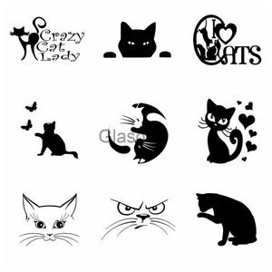 Autocollants de voiture autocollant de voiture offre spéciale drôle chat de compagnie vinyle décalcomanies pour voiture pare-chocs fenêtre arrière carrosserie décoration Decal21cm x0705