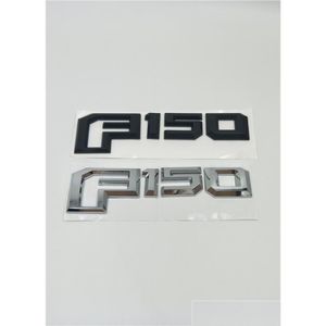 Autocollants de voiture pour F150 F-150 Emblème de couvercle de porte arrière Noir / Sier Logo Badge Signe Nameplate8432891 Livraison directe Automobiles Motos E Othjo