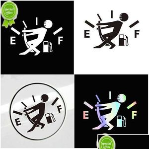 Autocollants de voiture Nouveau 2023 Sticker drôle PL Pointer du réservoir de carburant vers FL HELLAFLUSH Vinyl Decal Decal Wholesale Drop Livrot Mobil Automob Dhmol