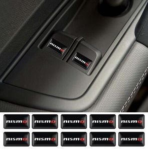 20 uds, estilo de coche NISMO, pegatinas decorativas para coche, emblema, insignia, calcomanía de rueda para Nissan Tiida Teana Skyline Juke x-trail Almera