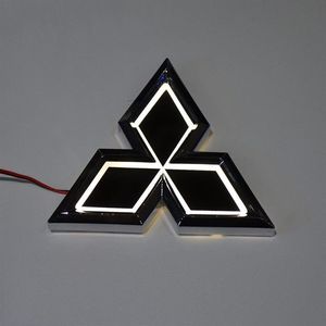 Style de voiture 7 65 cm 8 7 cm 5D Badge arrière ampoule emblème Logo lumière LED autocollant lampe pour Mitsubishi GALANT-09 Lancer-10 LIONCEL-04 Zing285o