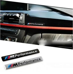 Autocollants de style de voiture M Performance Motorsport, Logo en métal, Badge de calandre pour BMW E34 E36 E39 E53 E60 E90 F10 F30 M3 M5 M6