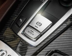 Style de voiture Chrome ABS frein à main électronique AUTO H boutons paillettes décoration décalcomanies pour BMW X3X4X5X6 5 6 7 série 5GT F01 F10 F15 F16 F34