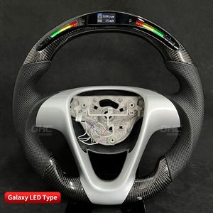 Volants de LED en Fiber de carbone de roue motrice de style de voiture pour les systèmes de pièces d'auto de Mercedes Benz Smart 451