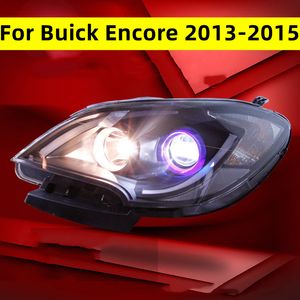 Style de voiture pour Buick Encore 20 13-20 15 ensemble de phares LED feux de jour double lentille lampe au xénon phare