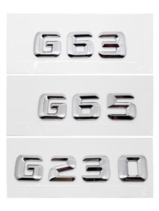 Estilización de automóviles para Mercedes Benz G Clase trasero Tunk Sticker Número de letra Emblema de cola G230 G63 G65 G300 G350 G500 G550 W2047572375