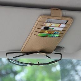 Voiture pare-soleil Point poche organisateur pochette sac carte lunettes support de rangement accessoires de voiture intérieur voiture organisateur stockage
