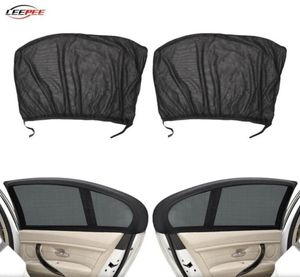 CAR Sunshade 2pcs 50x110 cm Cortinas de malla Sun Shade Puerta Cubierta de ventana de protección UV Accesorios Auto Accesorios Interior5509484