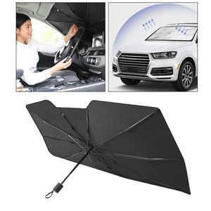 Car Sunshade Sun ShadeFoldable Shade Parasol Retractable Umbrella Auto Front Window Covers