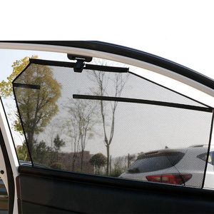 Pare-soleil universel pour voiture, Protection contre la poussière et les UV, rideau de couverture de fenêtre avant latérale de voiture, couverture anti-moustiques d'été, accessoires en maille