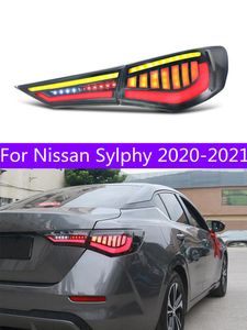 Luces traseras de coche, piezas automotrices para Nissan Sylphy 20-21, luces traseras, señal LED, montaje de luz de estacionamiento de marcha atrás