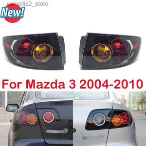 Feux arrière de voiture Accessoires de voiture pour Mazda 3 2004-2010 BK 51-160 pièces de carrosserie feu arrière extérieur lampe de frein arrière clignotant lumière assemblage automatique Q231017