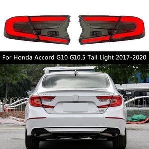 Conjunto de luces traseras de coche, luces indicadoras dinámicas de señal de giro tipo serpentina para Honda Accord G10 G10.5, luz trasera de freno, lámpara trasera
