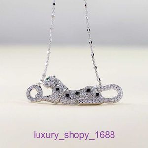 Collier d'amour de pneus de voiture pour femmes, nouveau collier léopard tacheté avec émail plaqué or, fleur bleue noire brûlée, diamant complet pour femmes avec boîte d'origine