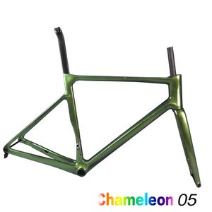 Bastidores de camiones para automóviles Airwolf Super Light T1100 Cuadro de bicicleta de carretera de carbono multicolor Max 700 38C Neumáticos Bicicleta de escalada 231010