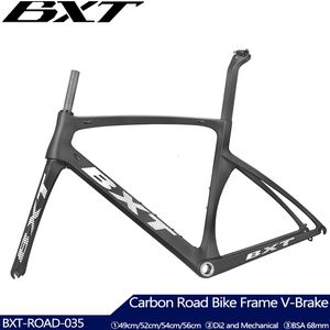 Car Truck Racks BXT Carbon bike frame Ultralight carbon road frame 700C x 25C Full Carbon Road Frame di2 bicycle frameset fork seatpost 230621