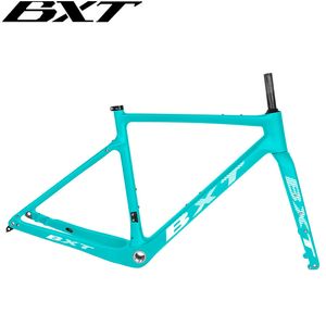 Car Truck Racks Gravel Bike Carbon Frame Disc Brake Road FrameSet 700C47C Cyclocross Bicycle Fully Hidden Cable 230525