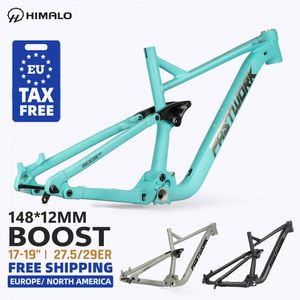 Auto Truck Rekken HIMALO Fietsframe Volledig geveerd Boost Trail Enduro 148 12MM 29ER 27.5ER Aluminium MTB frame AM All Mountain 230619