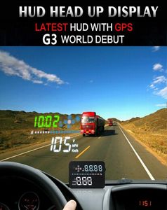 Car Universal HUD GPS HEAD UP Affichage 35 pouces de vitesse Automatique Multicolore LED Screend-Surning ALARNE ALARME PROJ7588616