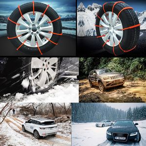 Car Universal Mini Plastic Winter Tyres wheels Snow/Mud/Sand Chains tools For Cars/Suv Anti-Skid/Slip Outdoor