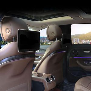 Appui-tête vidéo de voiture, moniteur à écran tactile, lecteur multimédia WIFI avec support pour siège arrière