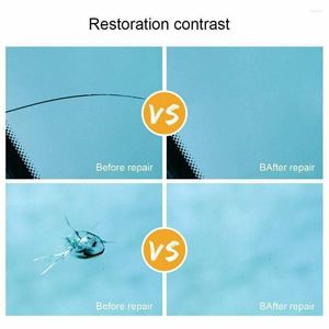 Solutions de lavage de voiture outils de réparation automatique Kit de fluide de Film durci par puce de verre accessoires correcteur restauration fenêtre de rayure de haute qualité