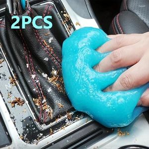 Solutions de lavage de voiture réutilisables, sortie d'air magique, poussière, boue douce : 2 pièces, nettoyant visqueux Super Clean pour camping-car, Gel universel pour bouches d'aération