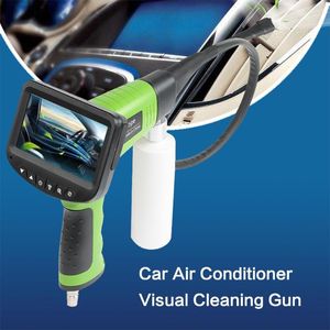 Laveuse de voiture climatiseur pistolet de nettoyage caméra d'inspection de Pipeline affichage LCD pour moteurs automobiles conditionneurs lavage nettoyant