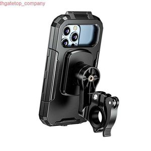 Voiture boîtier étanche Moto vélo Support pour téléphone support sac Support de montage rapide Moto vélo guidon Support pour Xiaomi iPhone