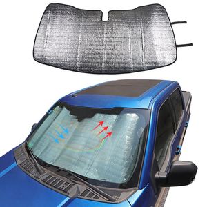 Protection UV de pare-soleil de pare-brise avant de voiture pour les accessoires intérieurs de camions de Ford F150 F250 F350