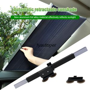 Parasol para parabrisas de coche, protector impermeable para nieve, protección solar retráctil automática