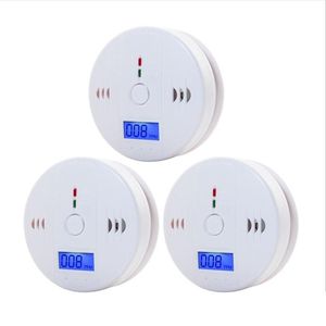 Carbon Analyzers CO Carbon Monoxide Tester Alarm Warning Sensor Detector Gas Fire Poisoning Detectors LCD Display Security Surveillance Home Safety Alarms