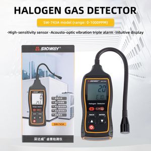Analyseurs de carbone Détecteur d'halogène Climatisation Système de réfrigération Outil de détection Détecteur de CO Combustible Teste de gaz Sonore Lumière Vibration Alarme 230823