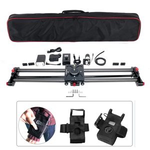 Freeshipping Carbon Camera Slide Follow Focus Pan Motorisé Contrôle Électrique Retard Dolly Slider Track Rail pour la Photographie Timelapse