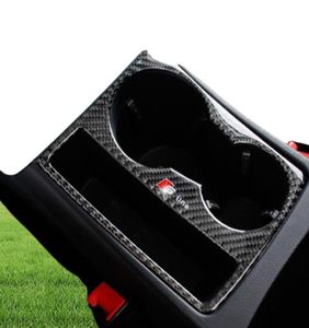 Fibra de carbono Car Interior Control Gear Cambio Panel de agua Copa de agua Cubierta de estilos de estilización de automóvil para accesorios automáticos A4 B8 A52971770